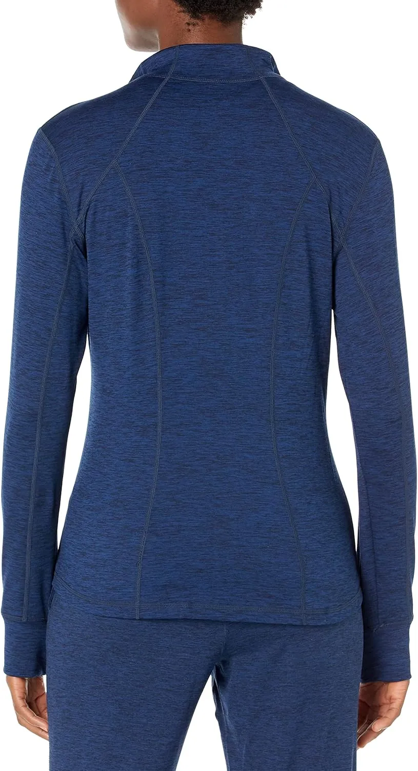 Amazon Essentials Women's Fleece Full-Zip Jacket - Brushed Tech Stretch (Available in Plus Size)