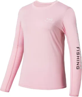 BASSDASH Womens UPF 50  UV Sun Protection Long Sleeve Shirts Quick Dry T-Shirt for Fishing Hiking Kayaking