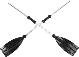 Boat Oars, 82.7 Inch Detachable RustProof Portable Double End Afloat Canoe Oars for Kayak Raft