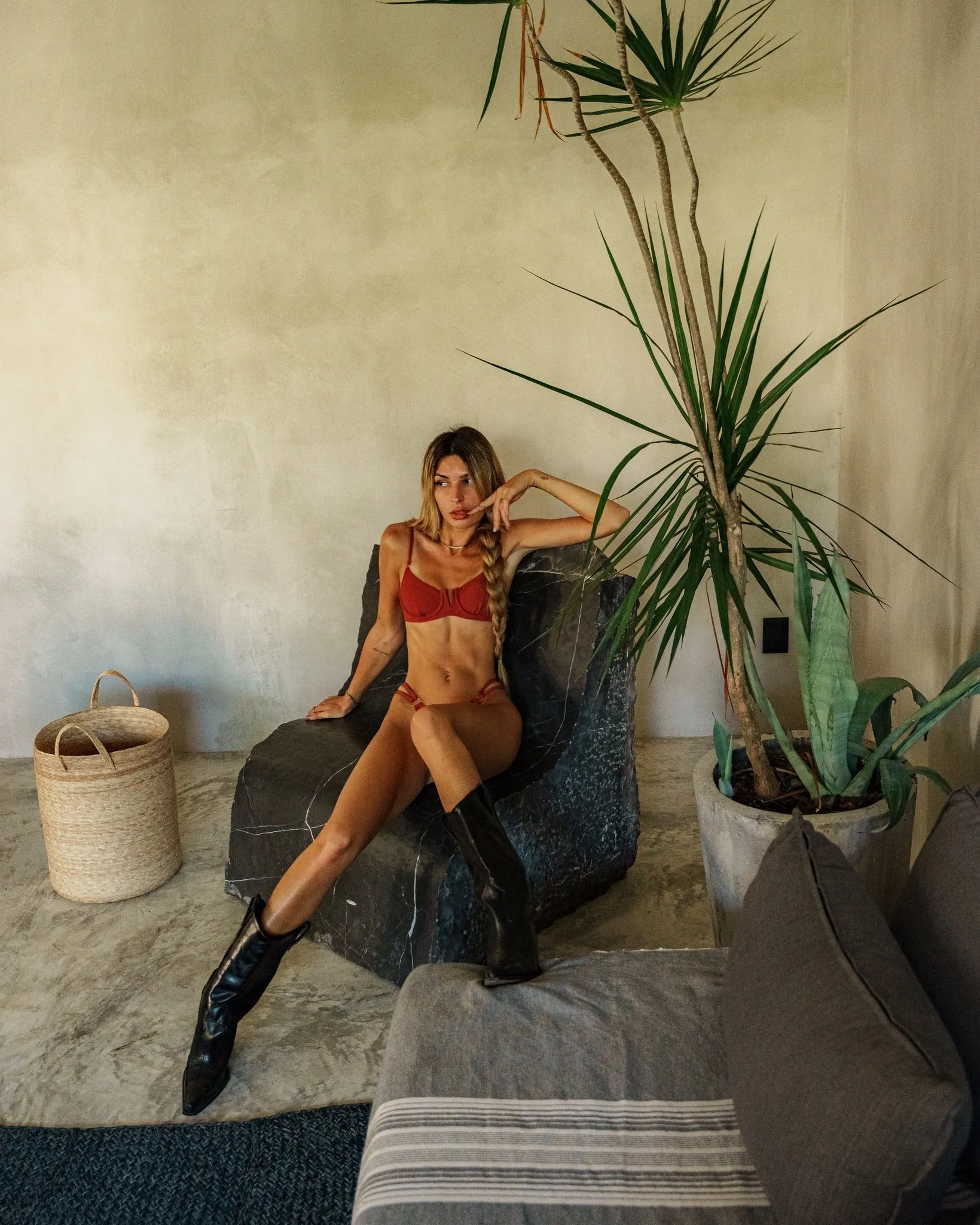 Casablanca Classy Rust Ecohoaka Tops