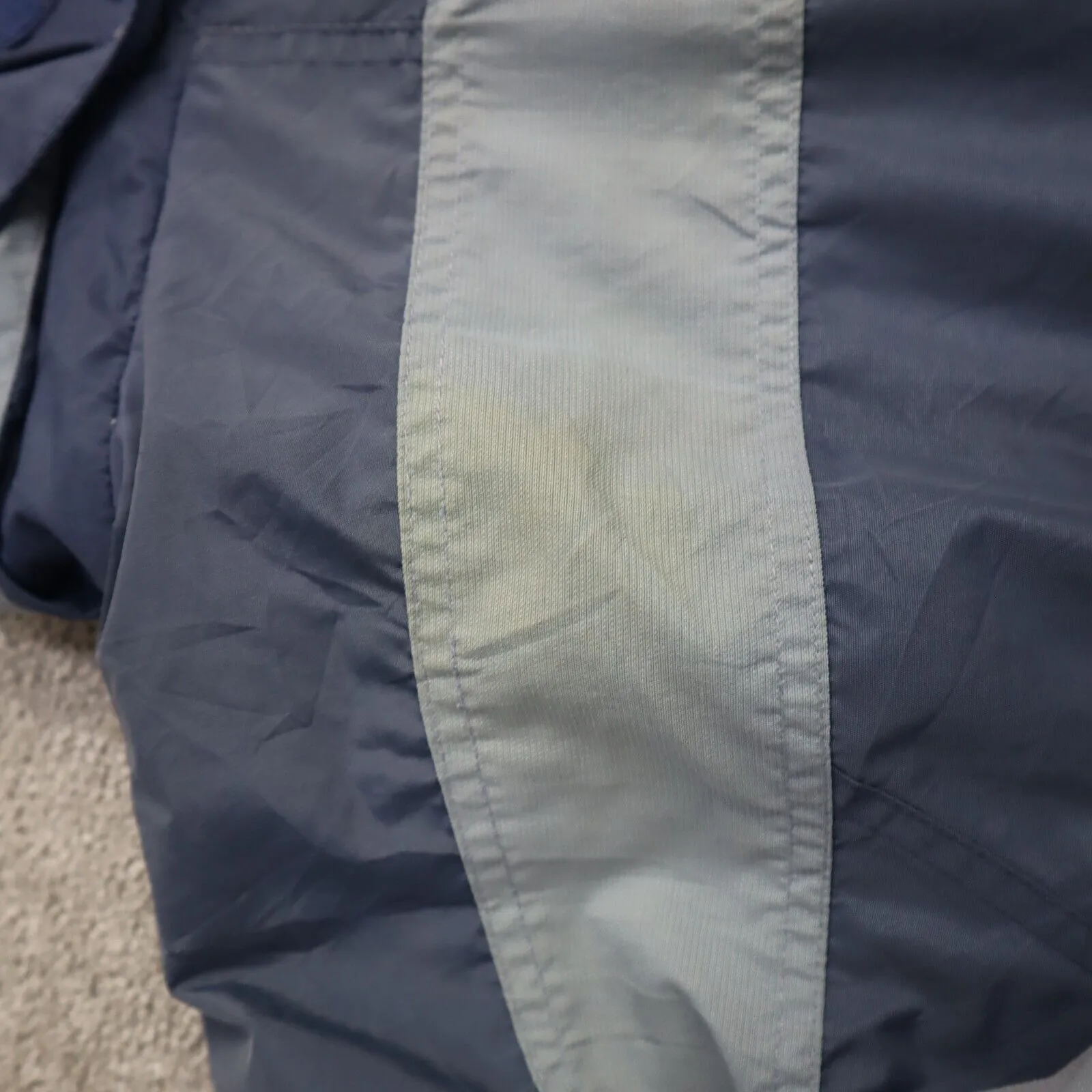 Columbia Womens Windbreaker Hooded Jacket Full Zip Core Interchange Slate Blue L