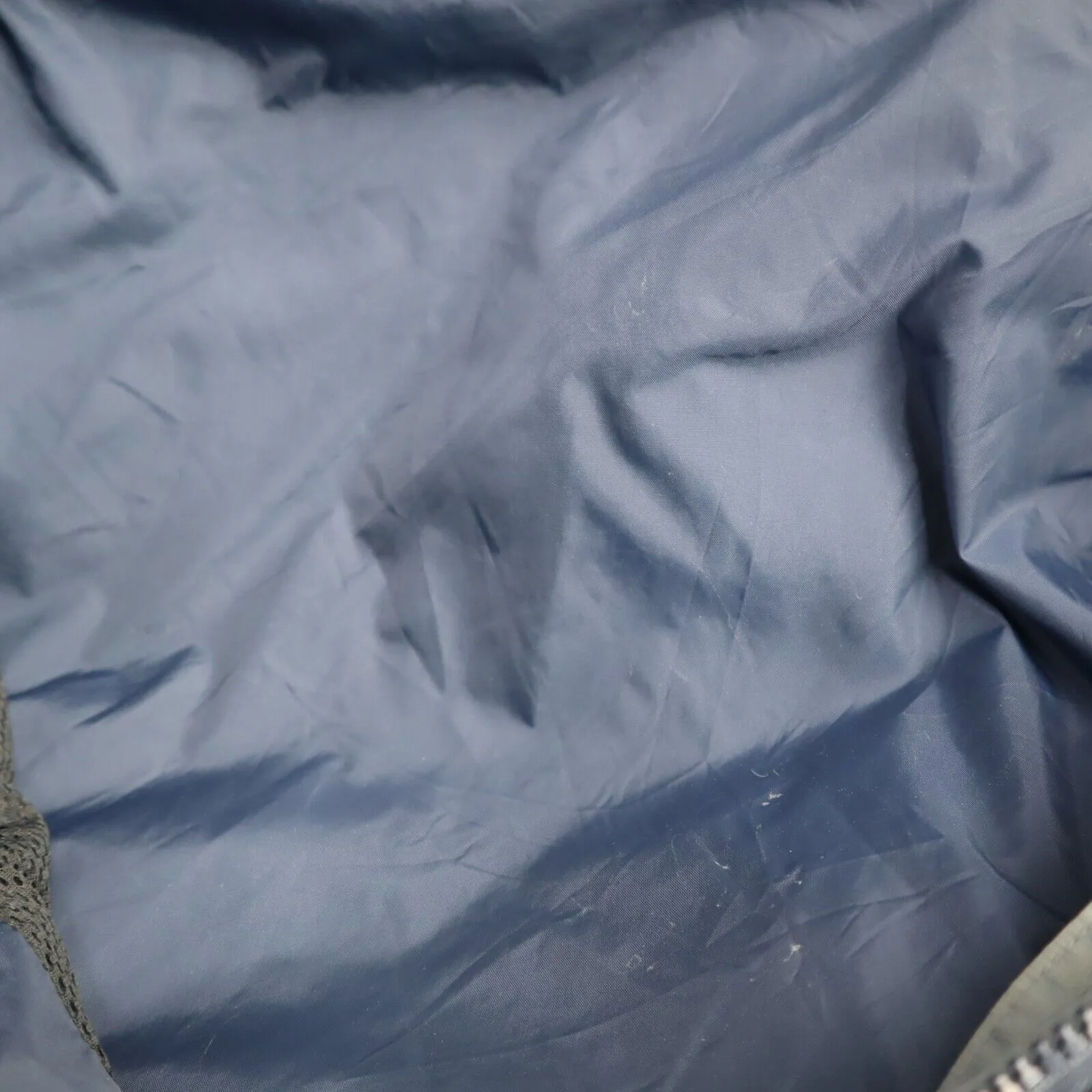 Columbia Womens Windbreaker Hooded Jacket Full Zip Core Interchange Slate Blue L