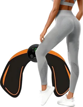 Fitness Booty trainer belt,Booty shaper and trainer, leg resistance booty trainer belt for home and gym Orange