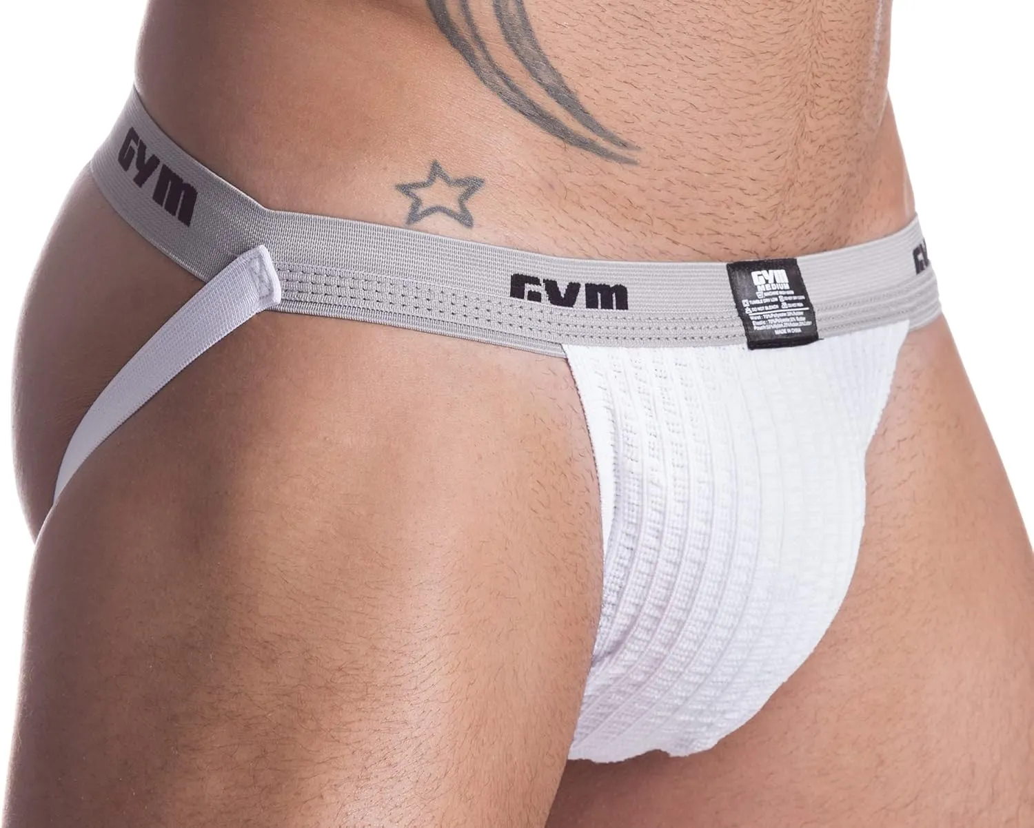 GYM 1" Waistband Swim/Run Jockstrap