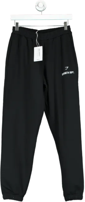 Gymshark Black Strength Department Graphic Jogger UK XS