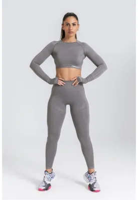 Gymwolves Women Long Sleeve Seamles Sports Tshirt | Crop Tops