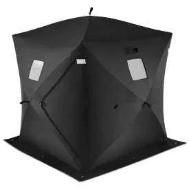 Ice Fishing Shelter, Pop-up Portable Ice Shanty Tent for 2-3 Person