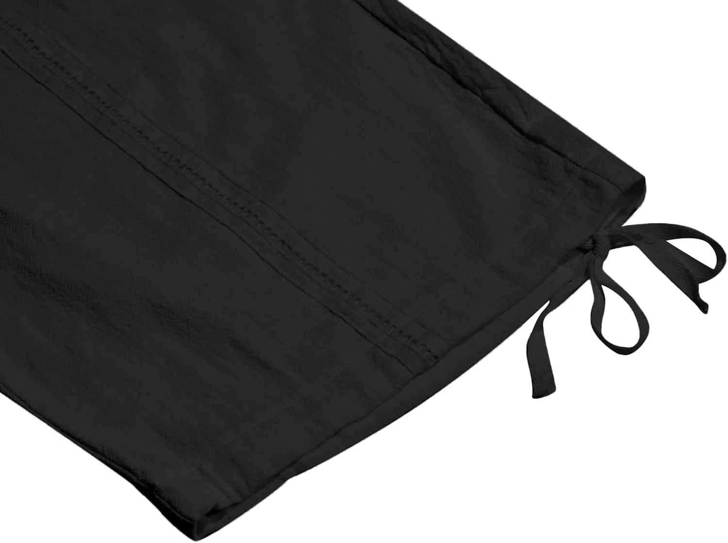 Men's Fashion Cargo Shorts Below Knee Length 3/4 Capri Pants Drawstring Pockets Elastic Waist Gym Shorts