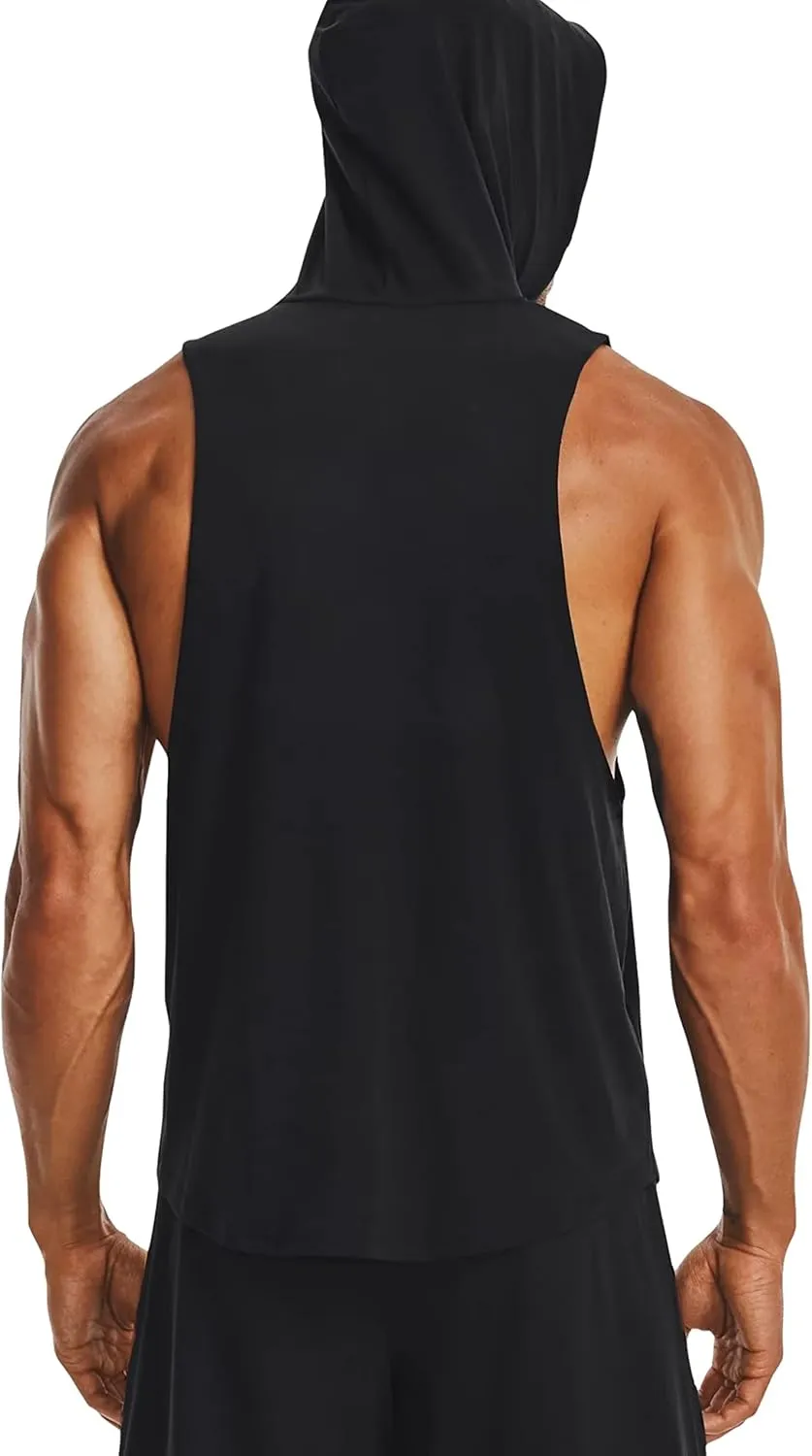 Men's Icon Cut Off Workout Hoodies Gym Muscle Tank Shirts Sleeveless Training Hoodies