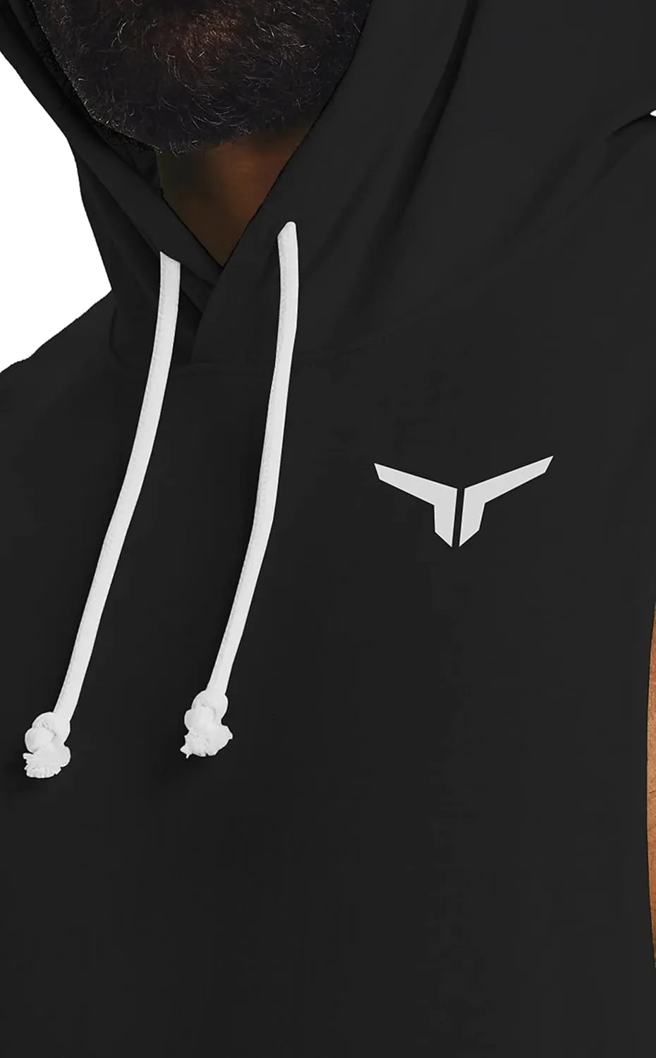 Men's Icon Cut Off Workout Hoodies Gym Muscle Tank Shirts Sleeveless Training Hoodies