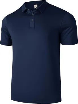 Men's Performance Golf Polo Shirt - Lightweight, Quick-Dry & Anti-Odor Stretch Fabric, UPF 50  Golf Tennis Casual Wear