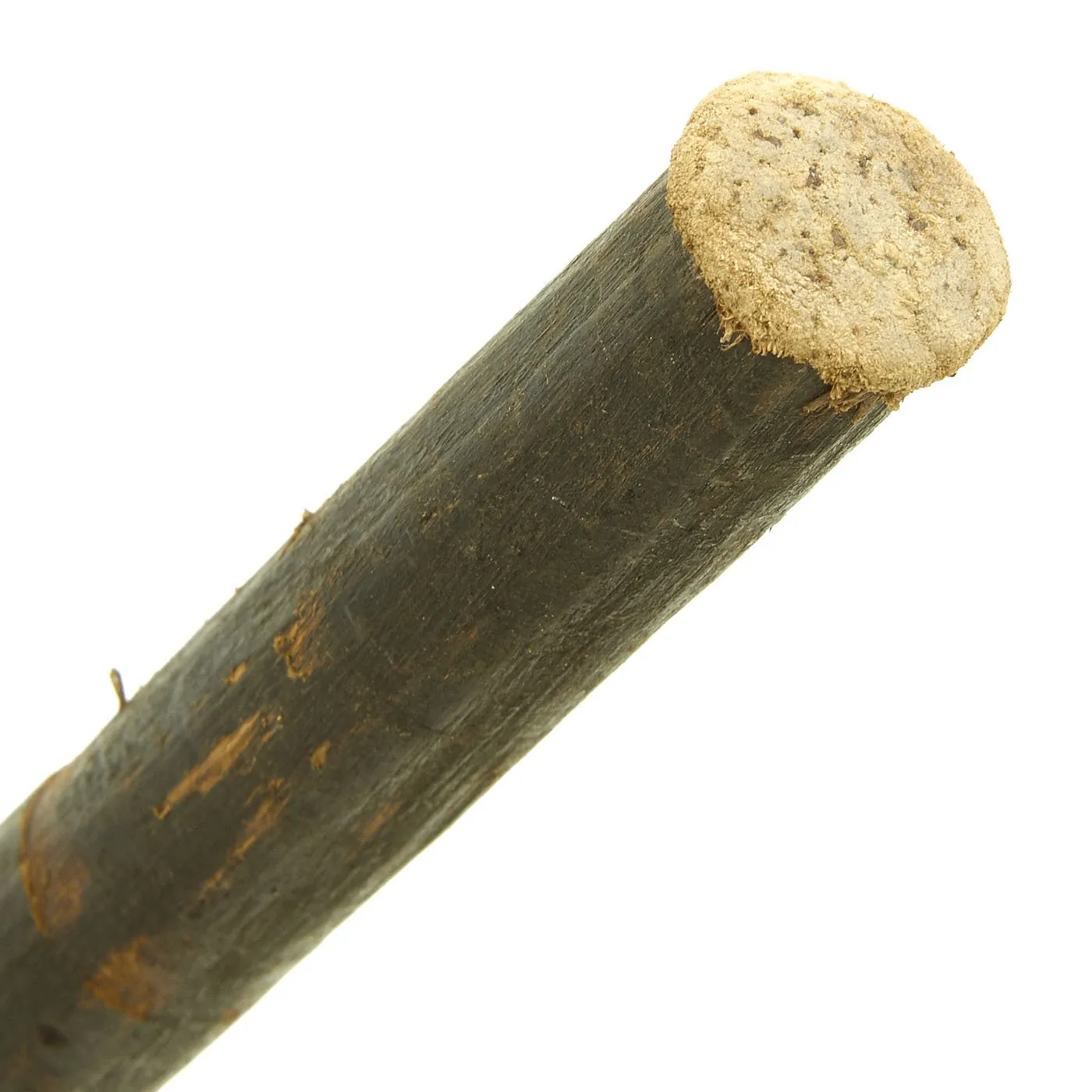Original German WWII Eastern Front Hand Carved Wolchow Stock Walking Stick dated 1943