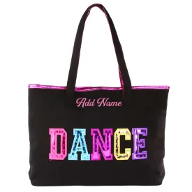 Personalized Embroidered Dance Tote Bag