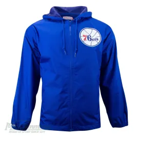 Philadelphia 76ers NBA Team Captain Windbreaker Jacket by Mitchell & Ness