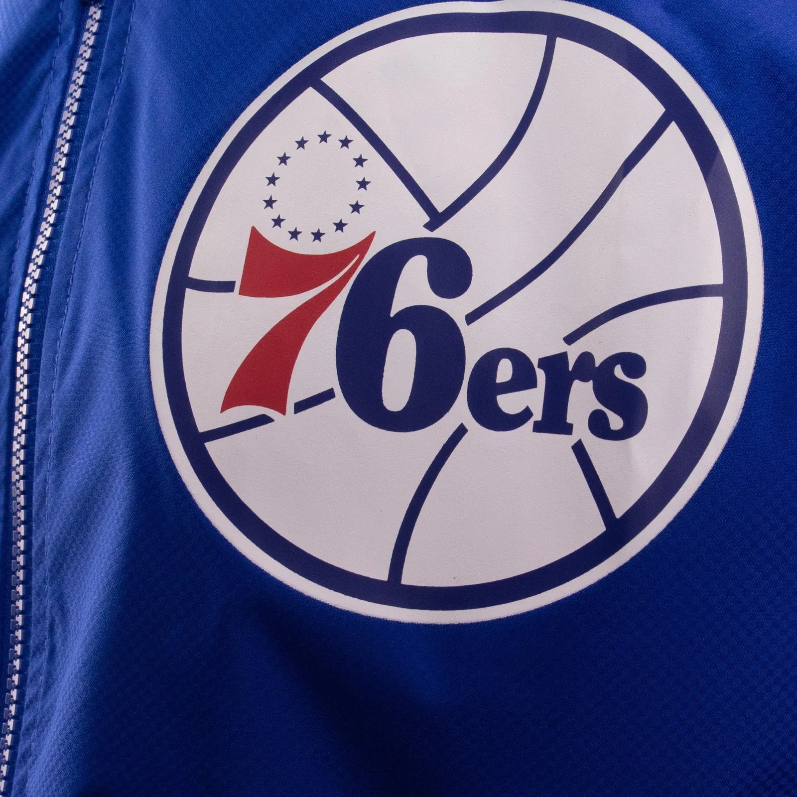 Philadelphia 76ers NBA Team Captain Windbreaker Jacket by Mitchell & Ness