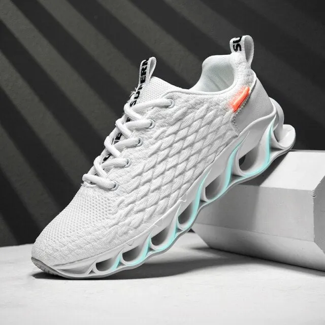 PULOMIES Men Sports Shoes Men Sneakers Spring Running Shoes