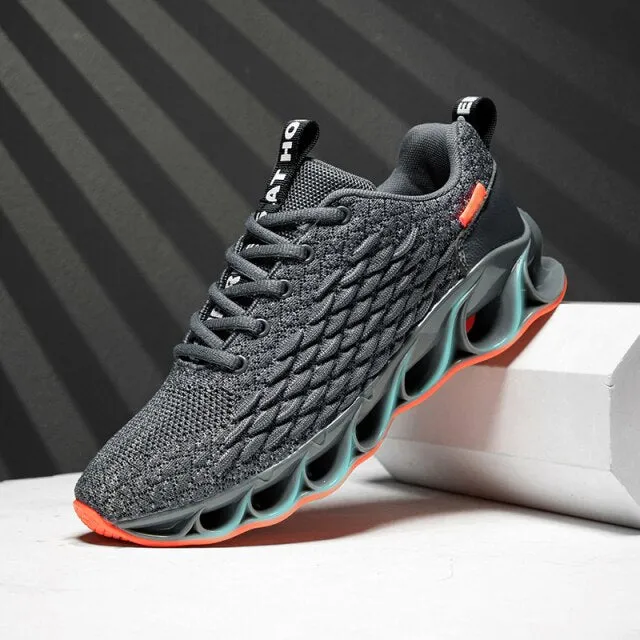 PULOMIES Men Sports Shoes Men Sneakers Spring Running Shoes