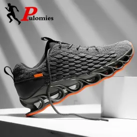 PULOMIES Men Sports Shoes Men Sneakers Spring Running Shoes