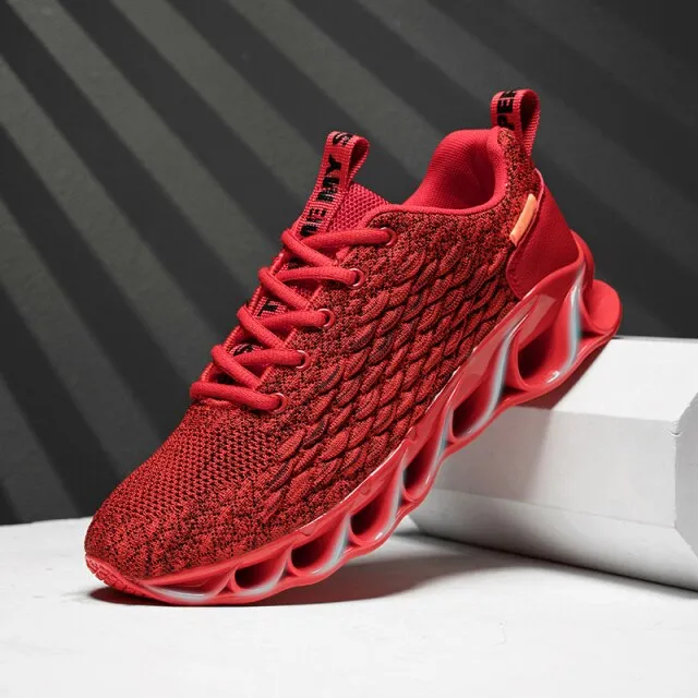 PULOMIES Men Sports Shoes Men Sneakers Spring Running Shoes