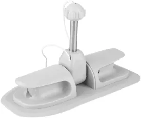 PVC Paddle Clip Holder for Kayak, Canoe, Inflatable Boat, Fishing Raft, Universal Mount for Paddle and Oar Storage, Easy to Install, Sturdy and Durable for Long Use