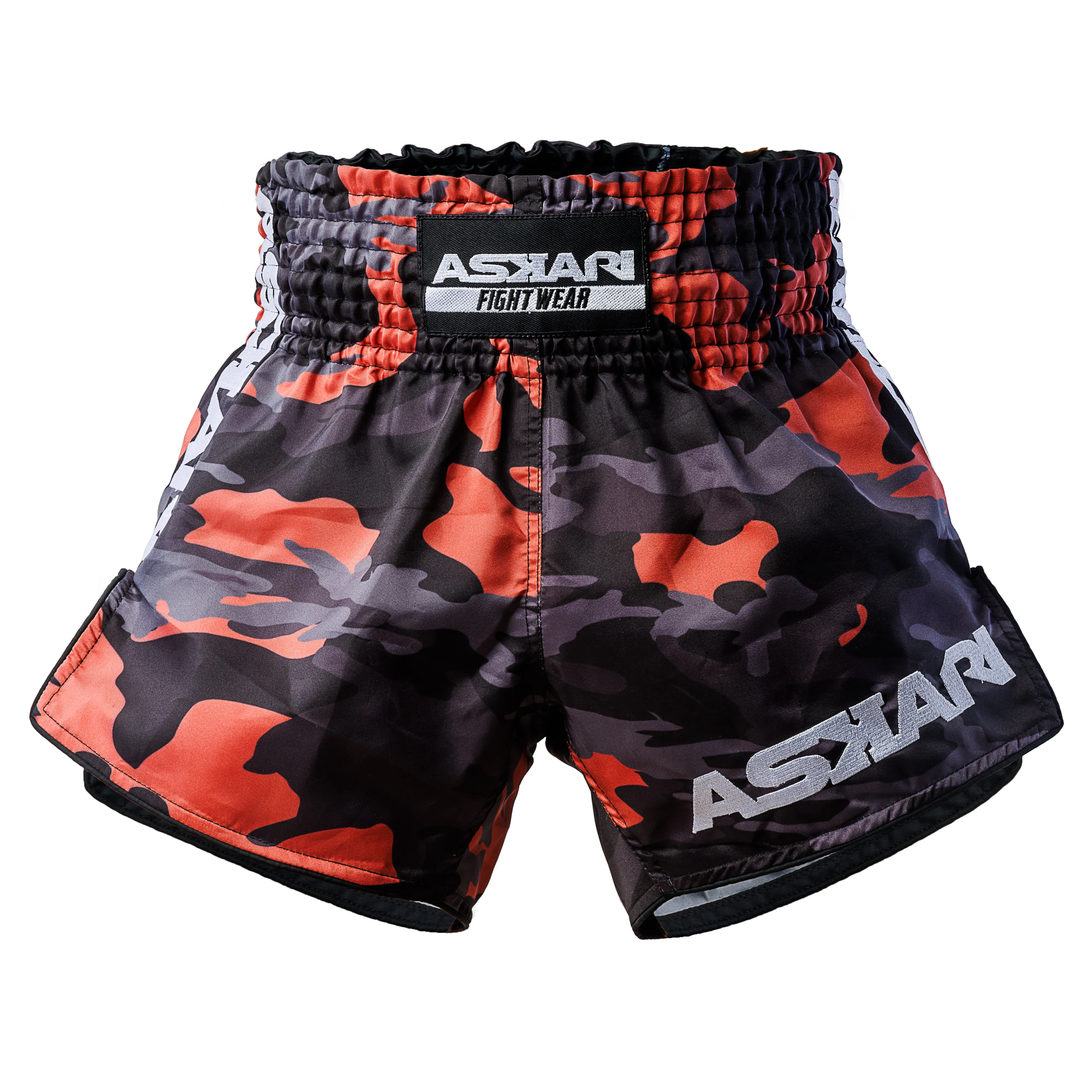 "SOLDIER" ASKARI MUAY THAI SHORTS [MAUVE HEAT CAMO]