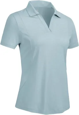 Rdruko Women's Golf Shirts Short Sleeve Polo Tennis V Neck Collared Shirts Dry Fit