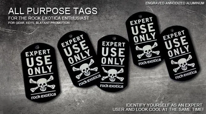 Rock Exotica Gear Tags 2Pk