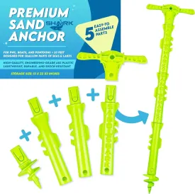 Sandshark New Sport Boat Anchor and Jet Ski Anchor. Shallow Water Anchor Pole for Boat and PWC. Sand Anchor Kit for Boat and Kayak Anchor System. Easy Storage, High-Strength ABS