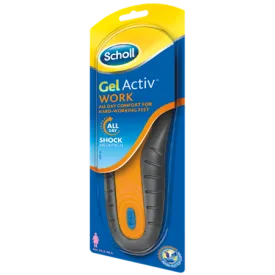 Scholl GelActiv Work Insoles - Size 35.5-40.5