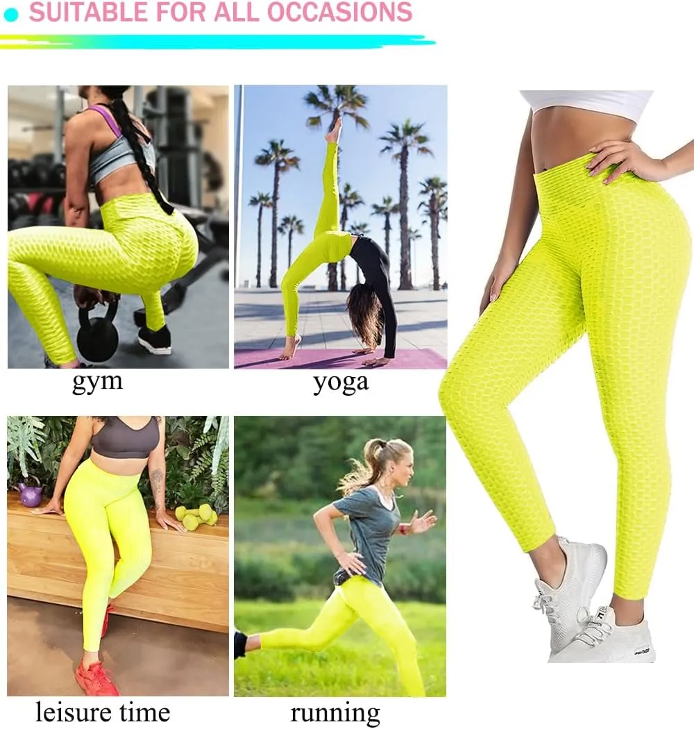 Scrunch Butt Lifting Leggings with Pockets for Women Butt Lift High Waisted Peach Lift TIK Tok Leggings Yoga Pants