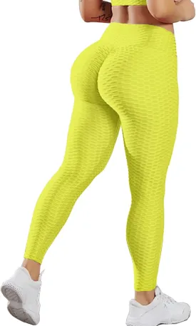 Scrunch Butt Lifting Leggings with Pockets for Women Butt Lift High Waisted Peach Lift TIK Tok Leggings Yoga Pants