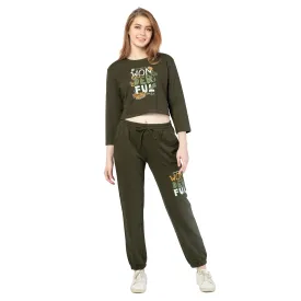 SCS-24042 Looper Wonderfully Olive  CO-ORD SETS Olive