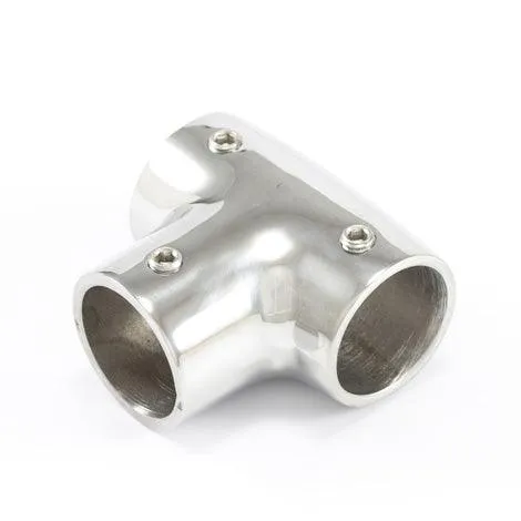 Scuba Choice Marine Slip Tee 90 Degree Stainless Steel Type 316 1" OD Tubing