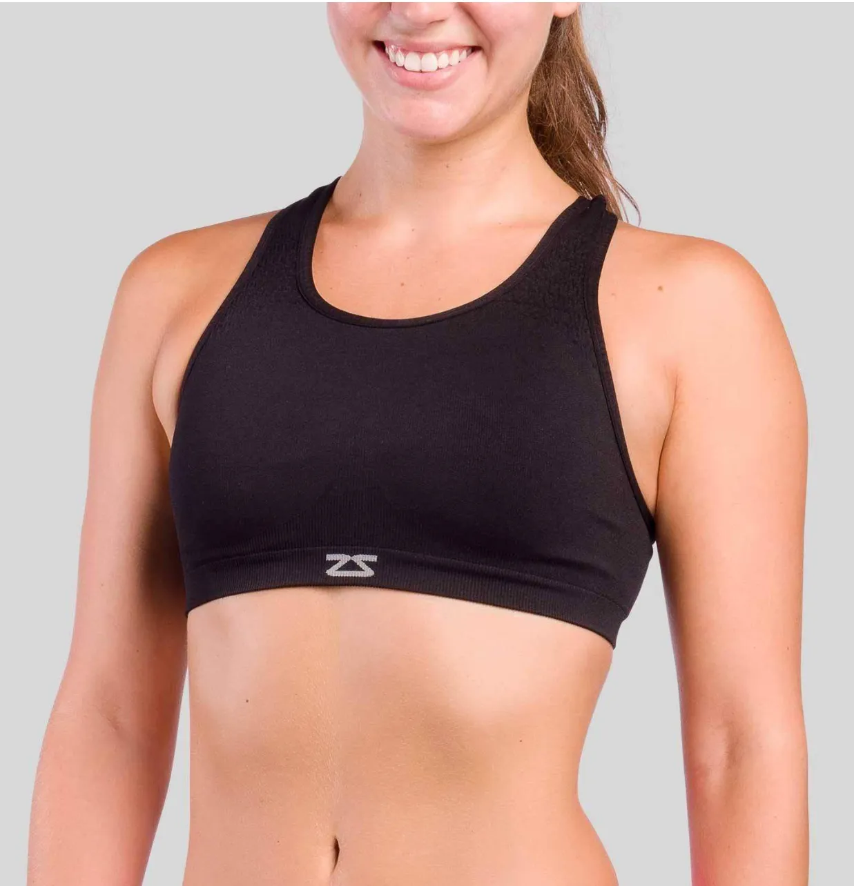 Seamless Sports Bra- Black