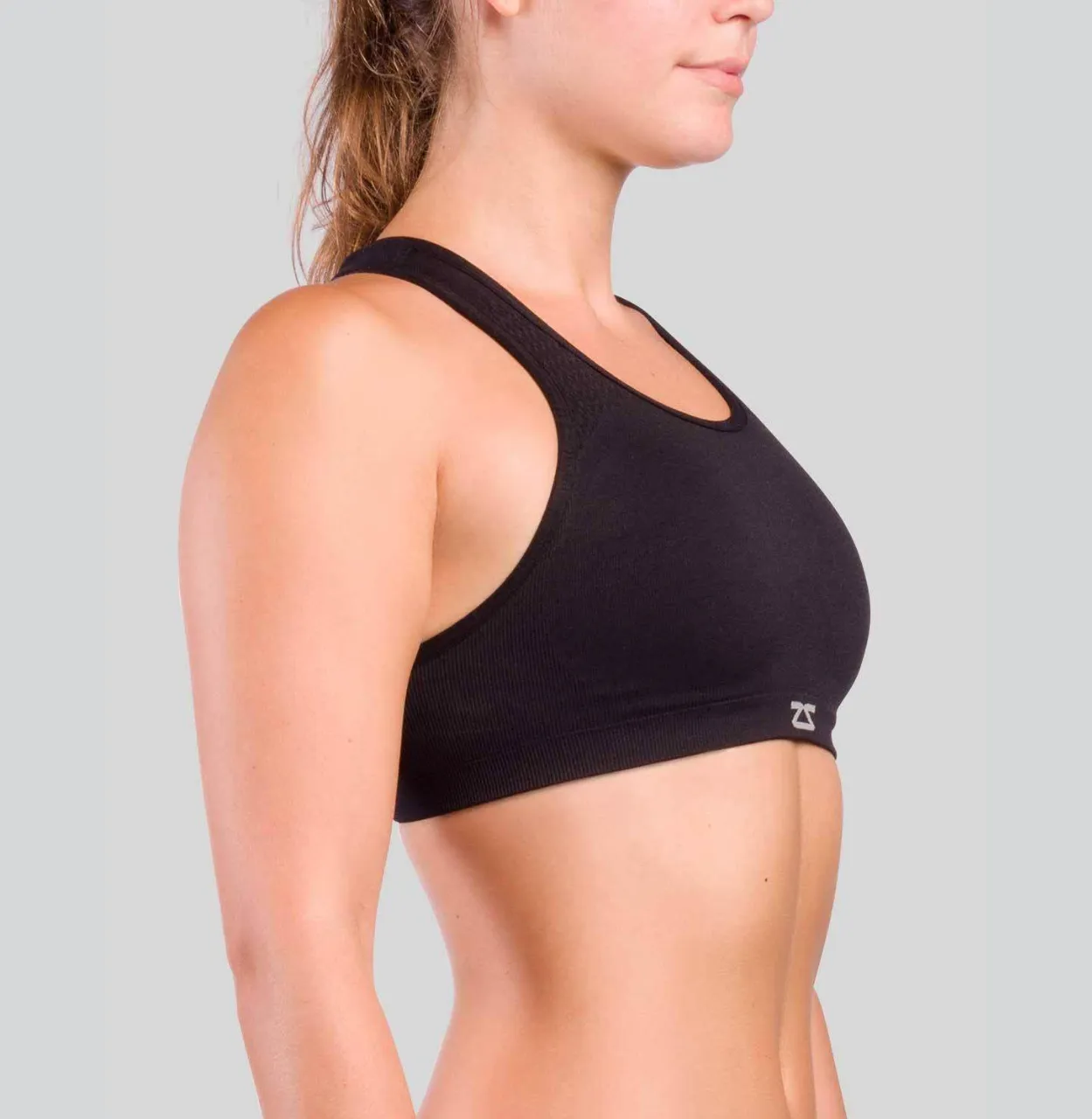 Seamless Sports Bra- Black