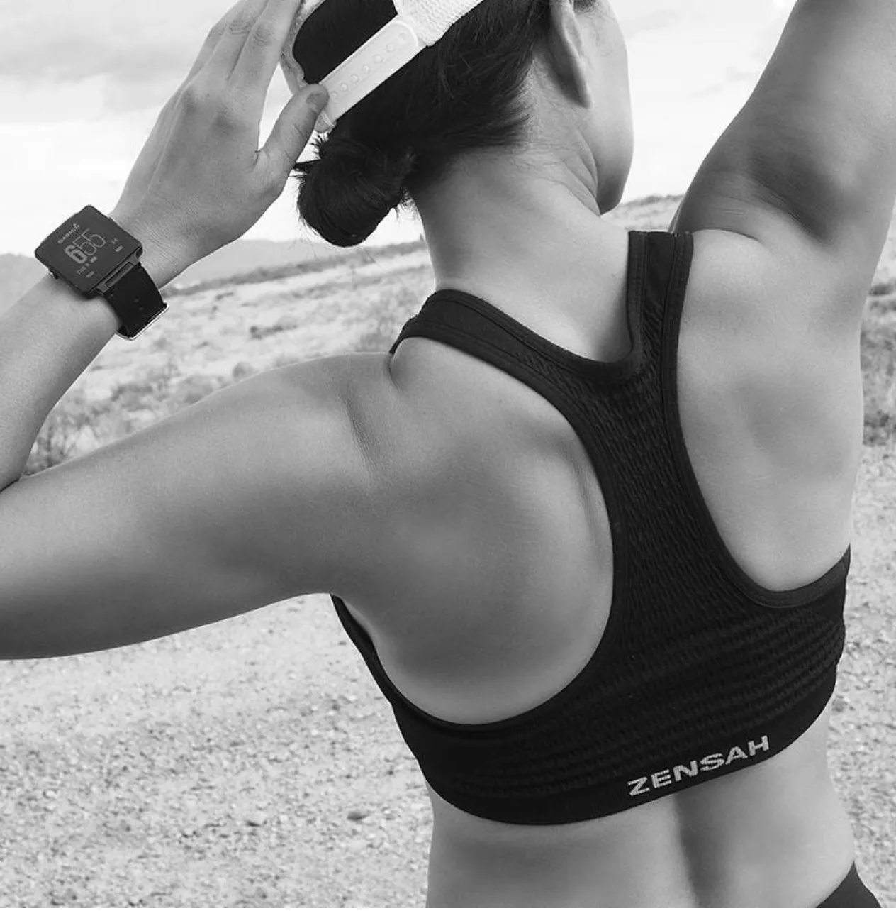 Seamless Sports Bra- Black