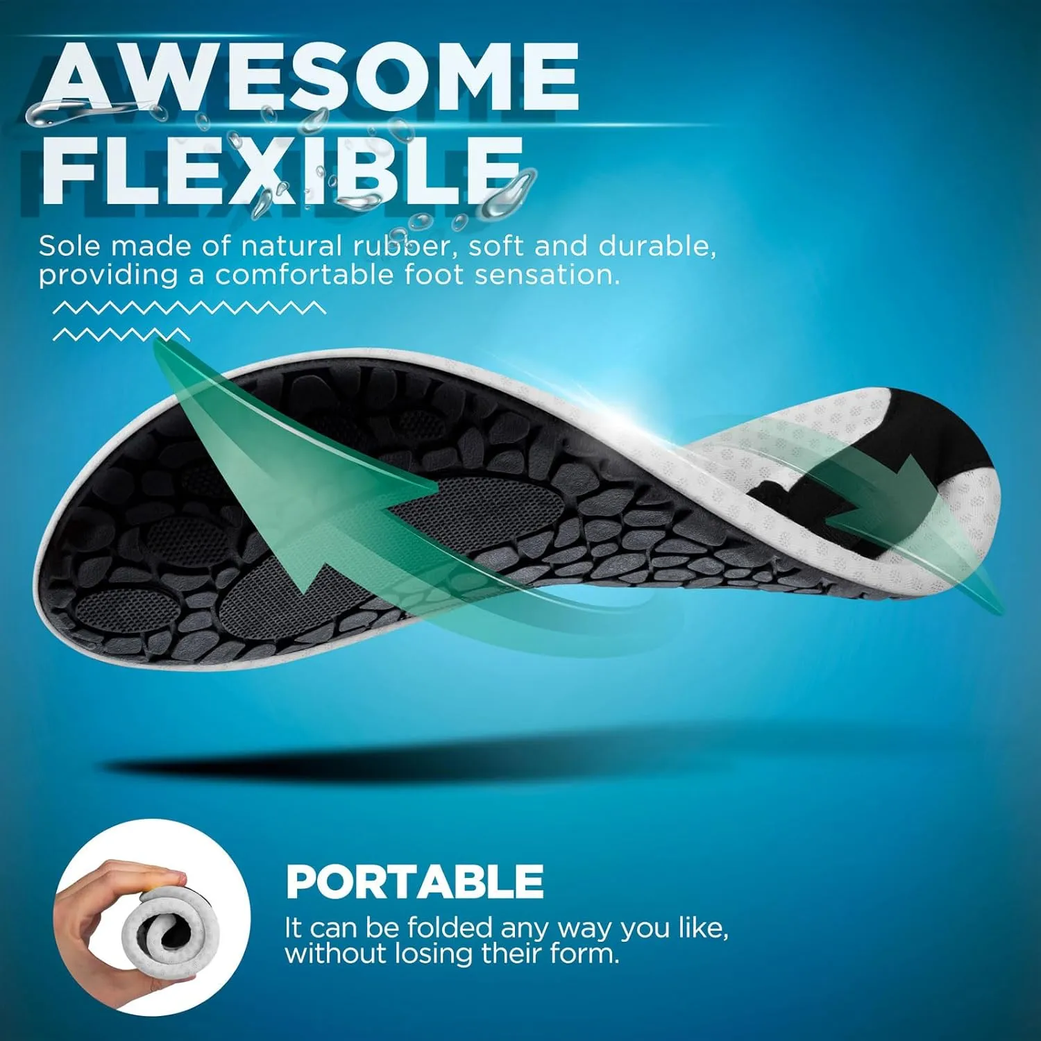 SIMARI Water Shoes for Women Men Swim Aqua Socks Beach Pool Essentials Barefoot Surf River Boat Kayak Sea Yoga Sand Exercise Sport Accessories Breathable Quick-Dry Adult Youth Kid Size SWS001