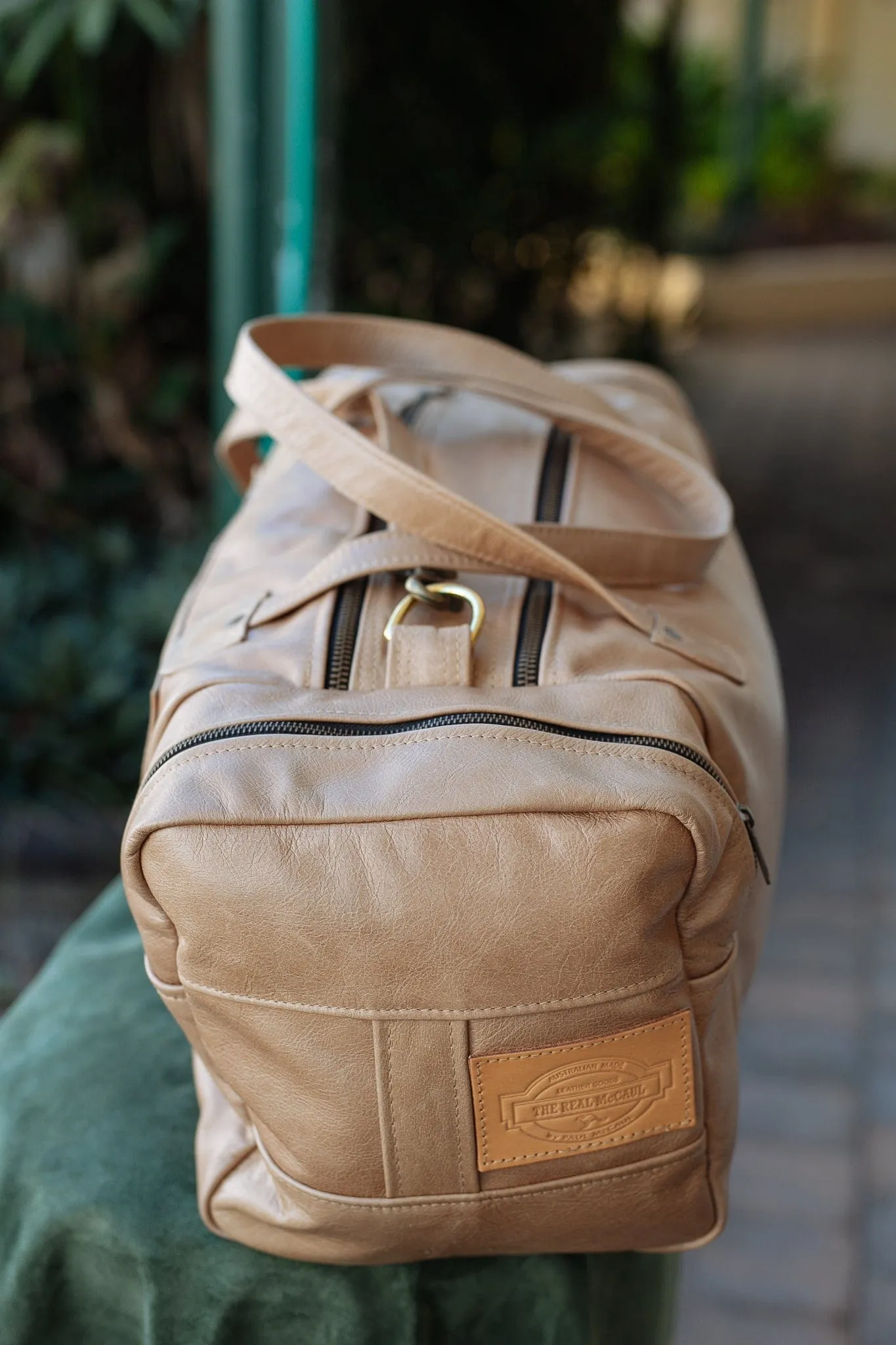 Square Overnight Traveller Bag - Cowhide