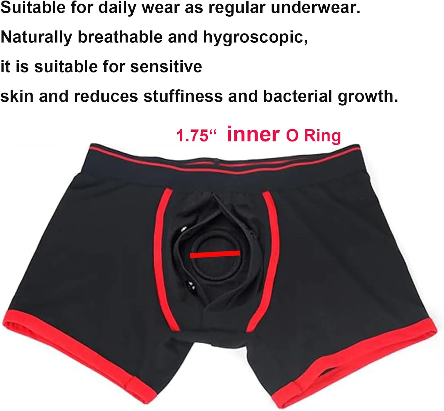 Strap Underwear Boxer Briefs Harness Pants Strapless Underpants for Men Women