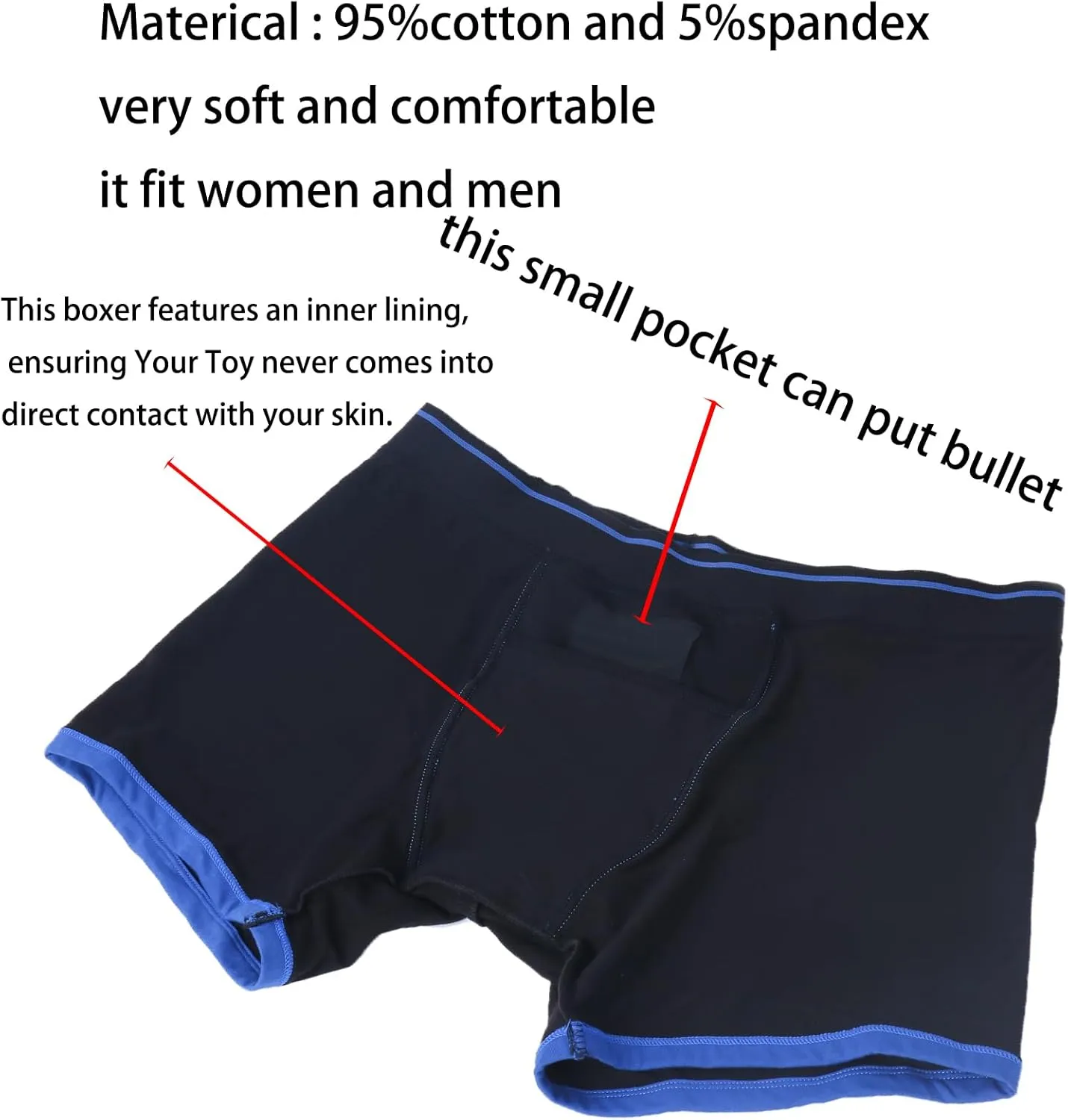 Strap Underwear Boxer Briefs Harness Pants Strapless Underpants for Men Women