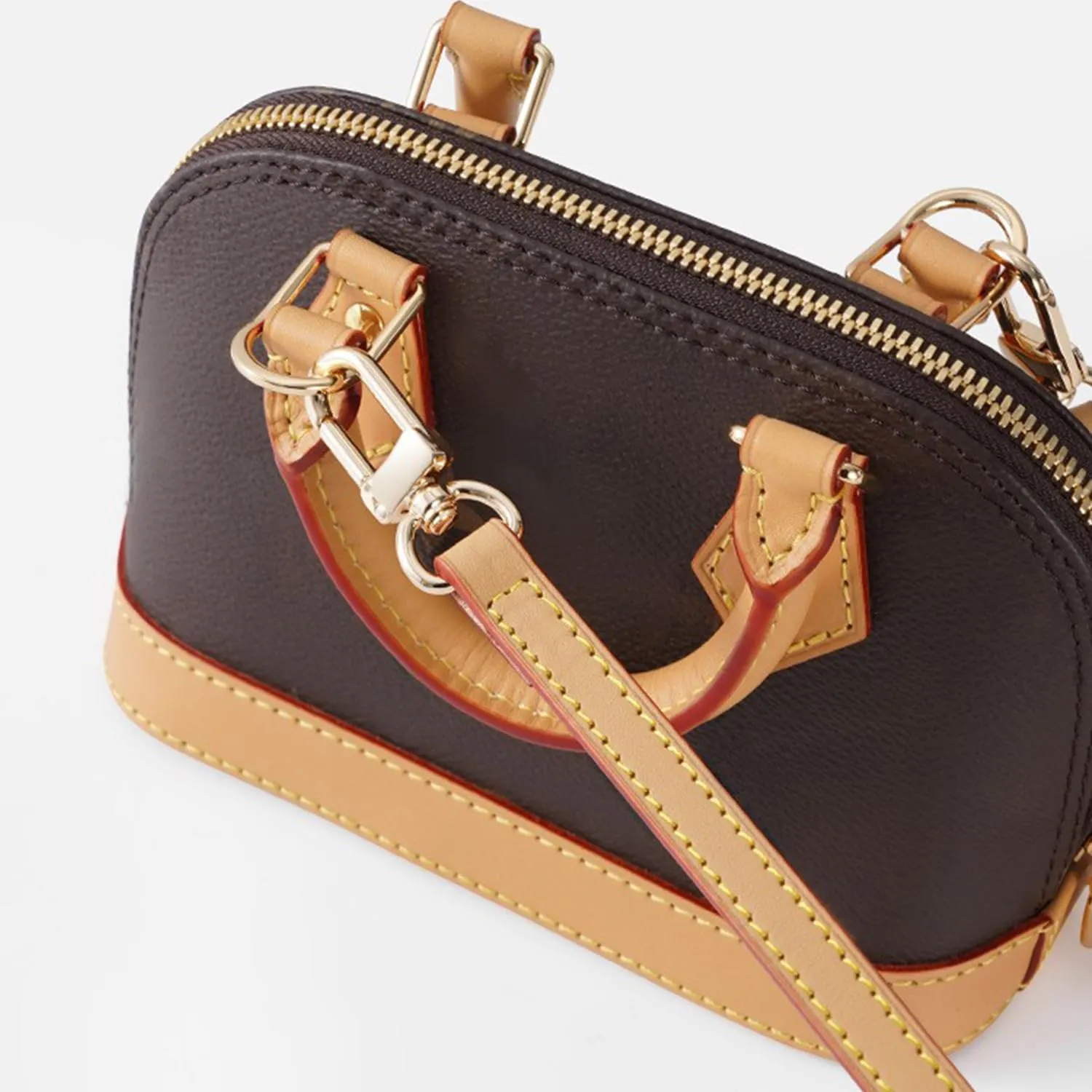 Vachetta Leather Crossbody Strap for SPEEDY L V Handbag Replacement Shoulder Strap