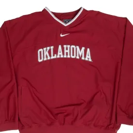 VINTAGE NIKE NCAA OKLAHOMA WINDBREAKER PULLOVER JACKET 2000S 2XL