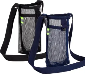 Water Bottle Holder Carrier with Adjustable Shoulder Strap - Beach & Sports Bottle Bag for Hiking, Gym, Camping, Walking, Travel