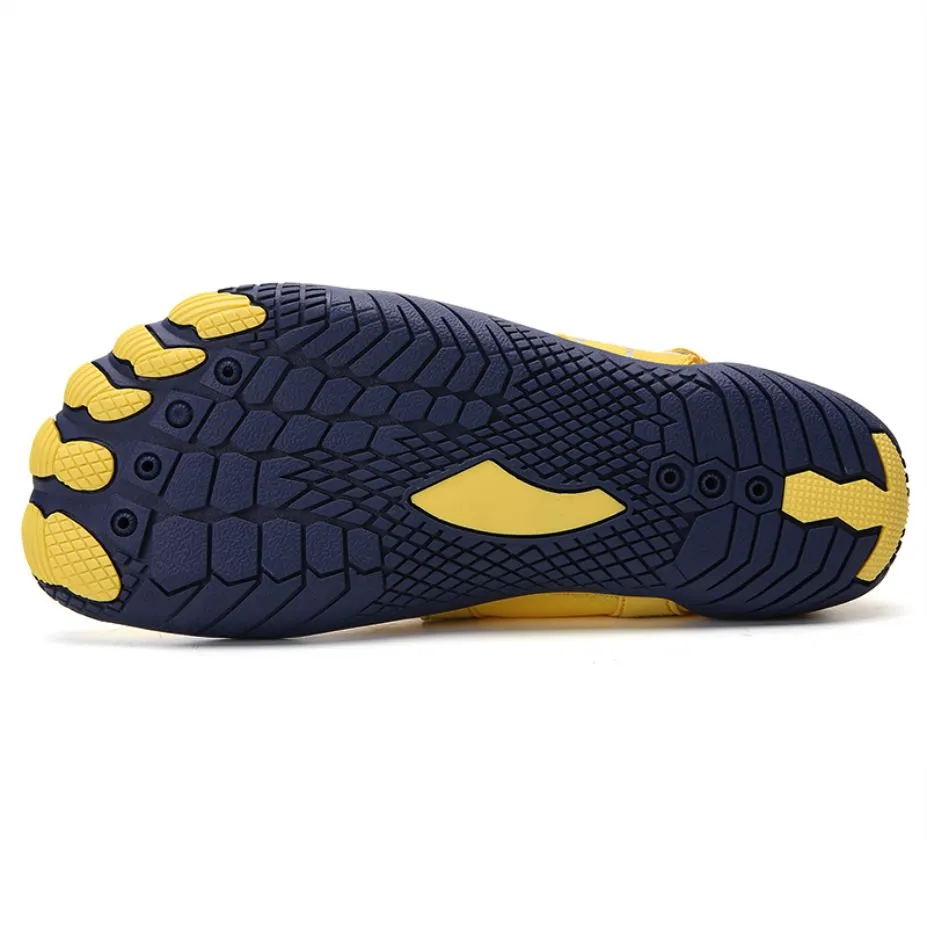 Women’s Water Shoes Barefoot Quick Dry Aqua Sports - Yellow Size EU39 = US6