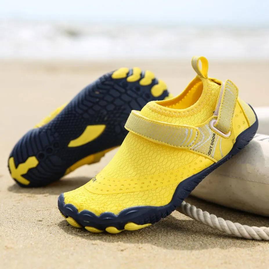 Women’s Water Shoes Barefoot Quick Dry Aqua Sports - Yellow Size EU39 = US6