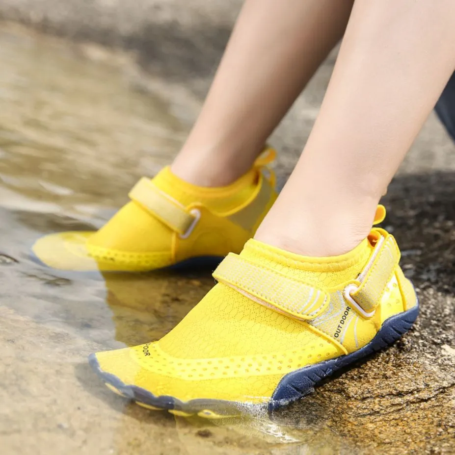 Women’s Water Shoes Barefoot Quick Dry Aqua Sports - Yellow Size EU39 = US6