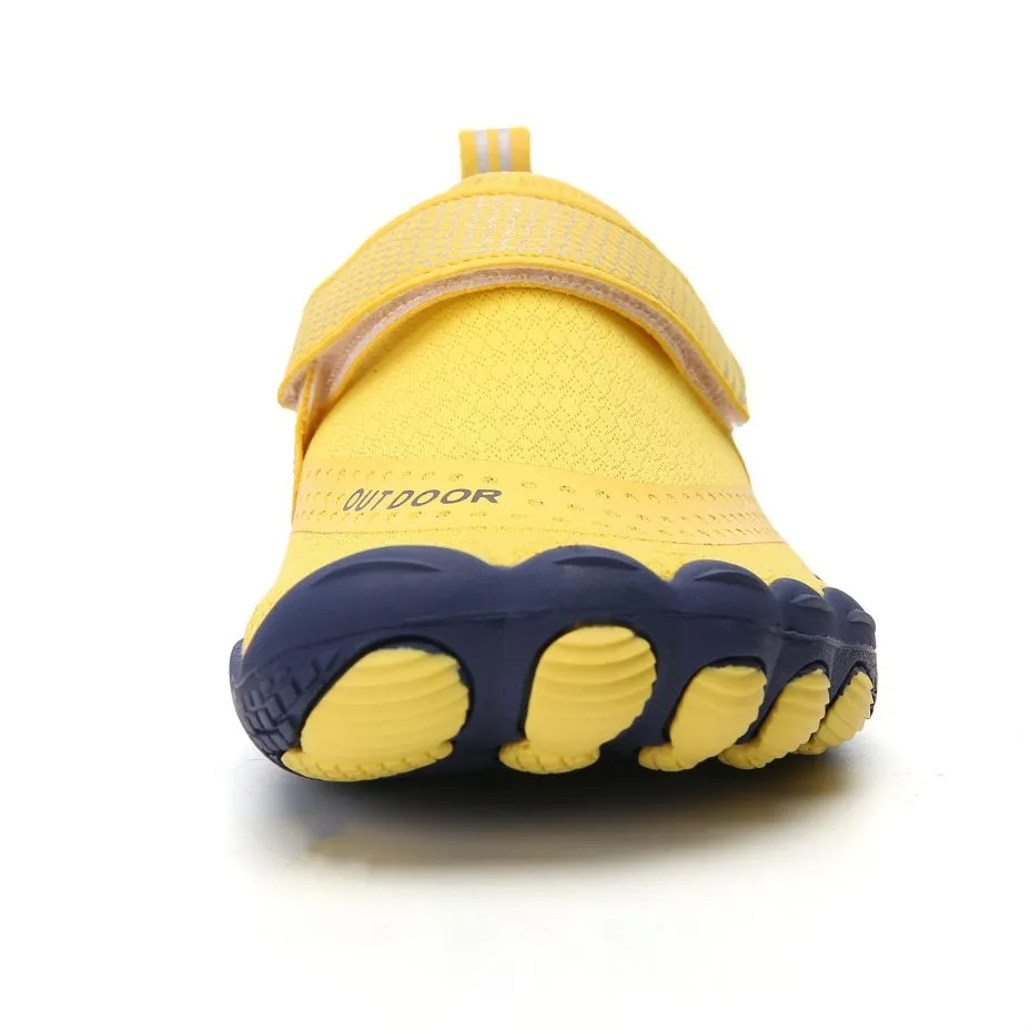 Women’s Water Shoes Barefoot Quick Dry Aqua Sports - Yellow Size EU39 = US6